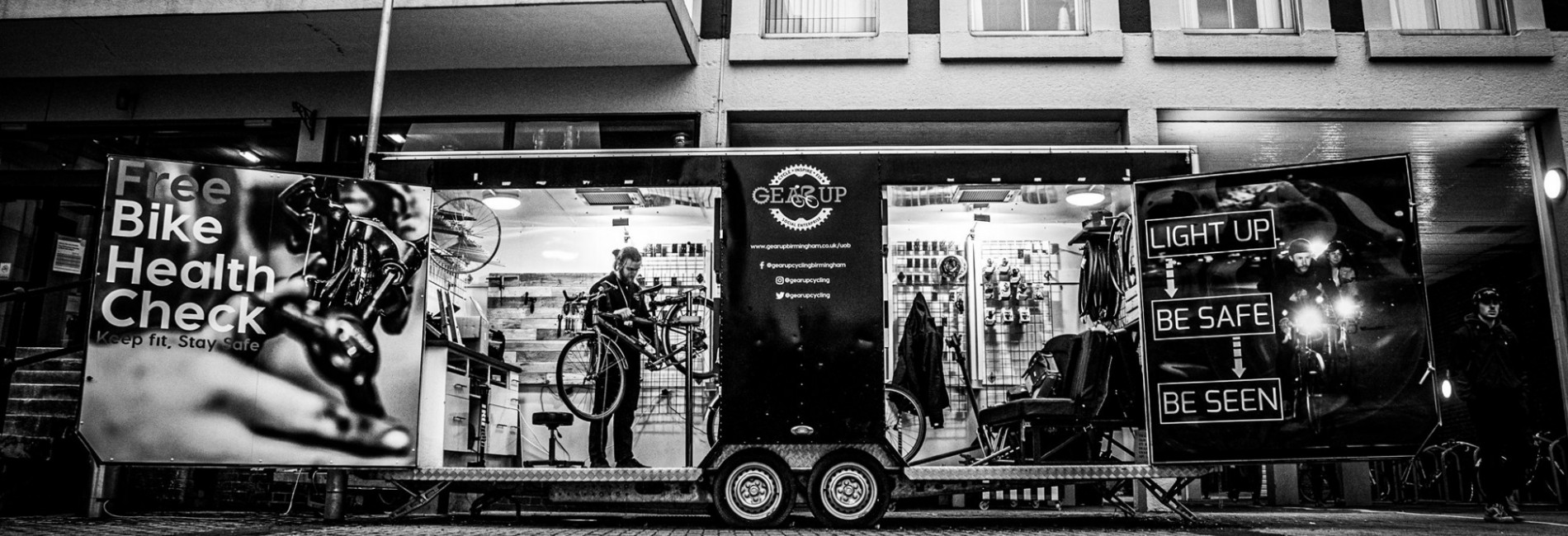 Gear Up Cycle Hub at University of Birmingham